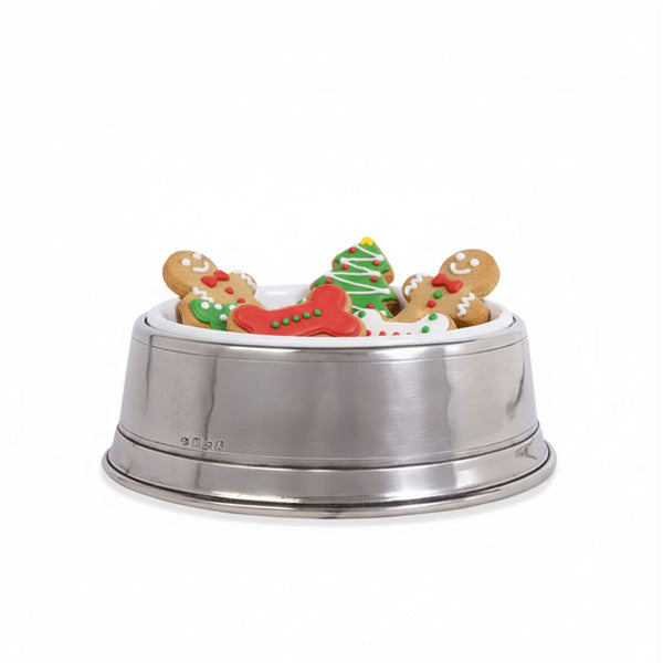 Match Pewter Italian Pet Bowl