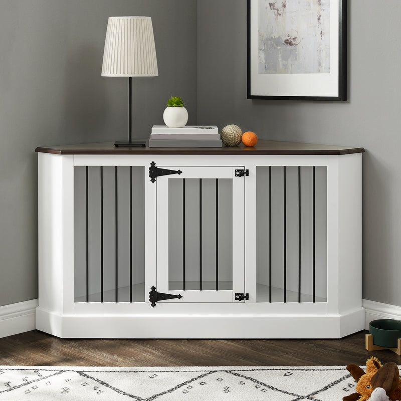 Dog crate credenza best sale