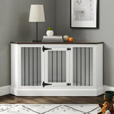 Winslow corner credenza small dog crate furniture