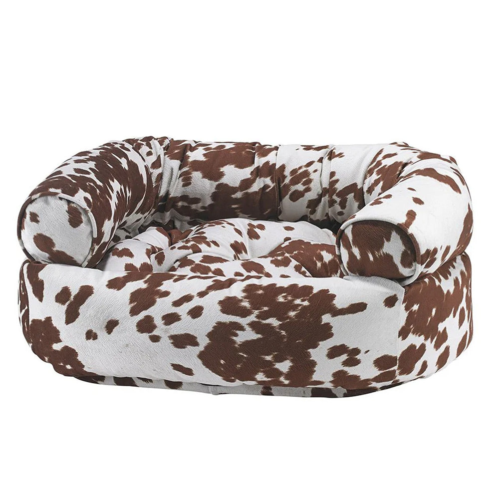 Bowsers Double Donut Sofa Dog Bed Cowhide