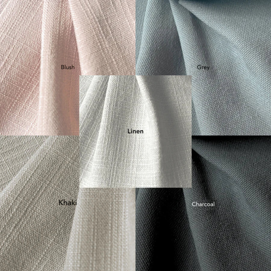 crate cushion linen
