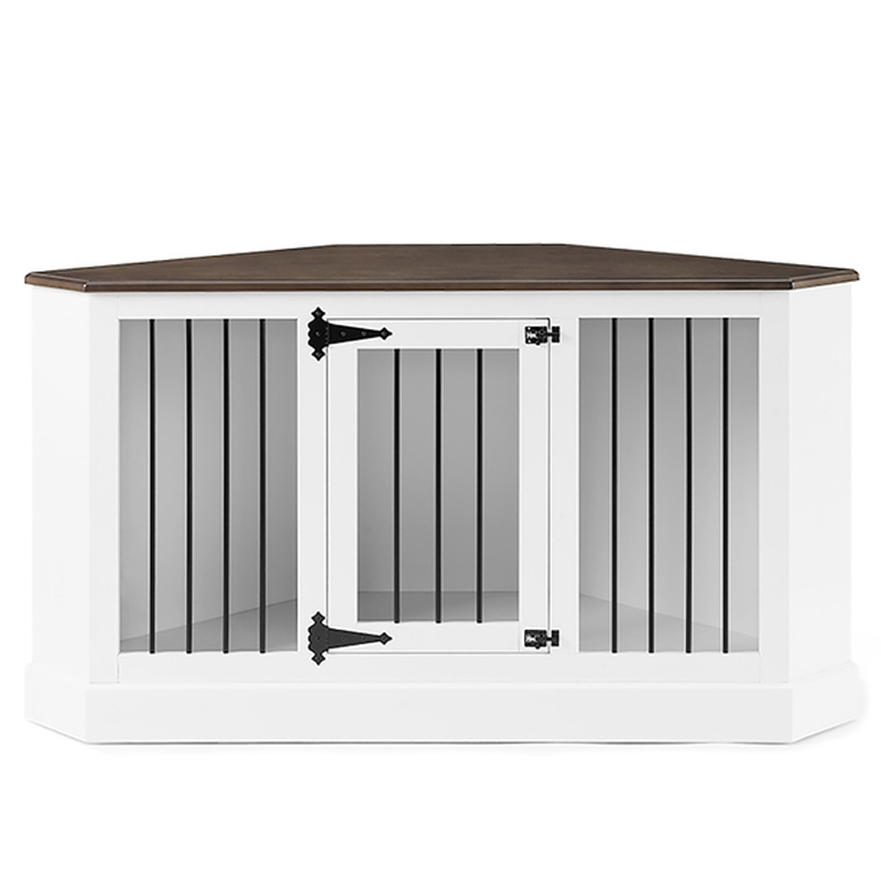 Winslow corner credenza small dog crate furniture