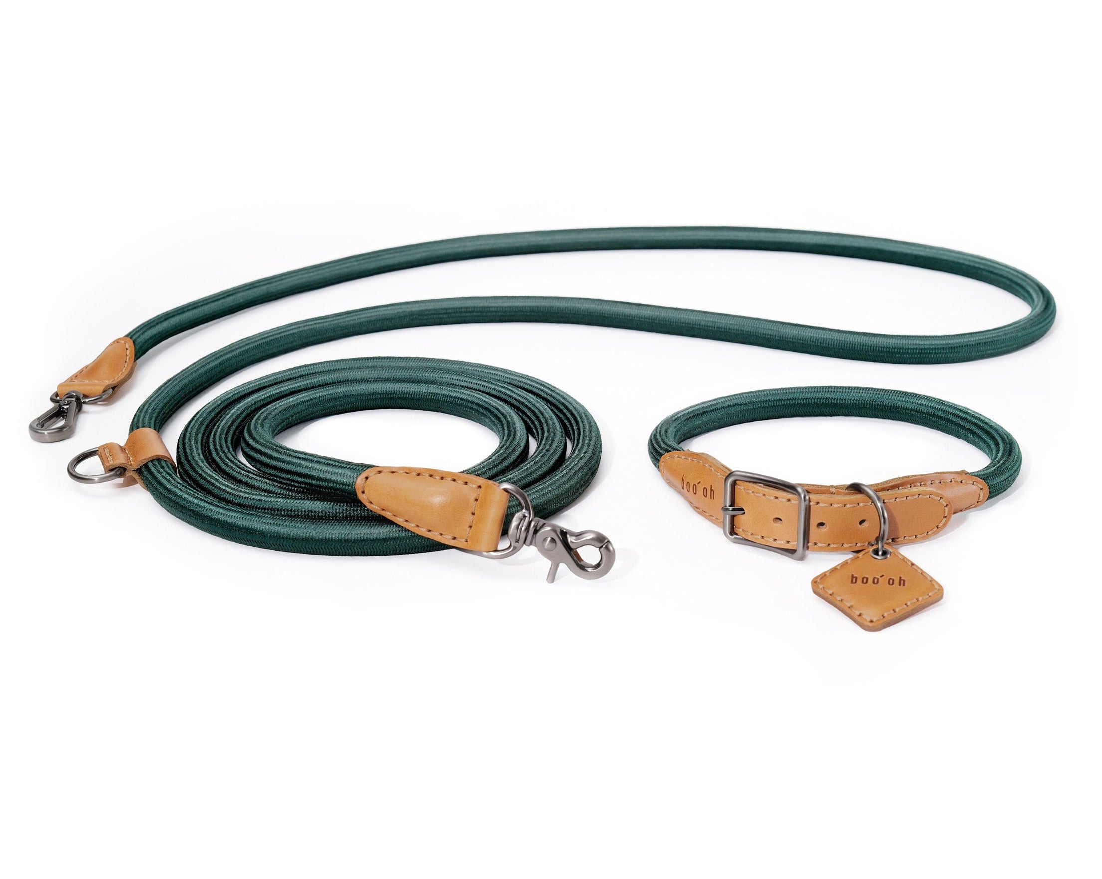 Hands-Free Ray Collar + Leash Set For Dogs | Jade Green
