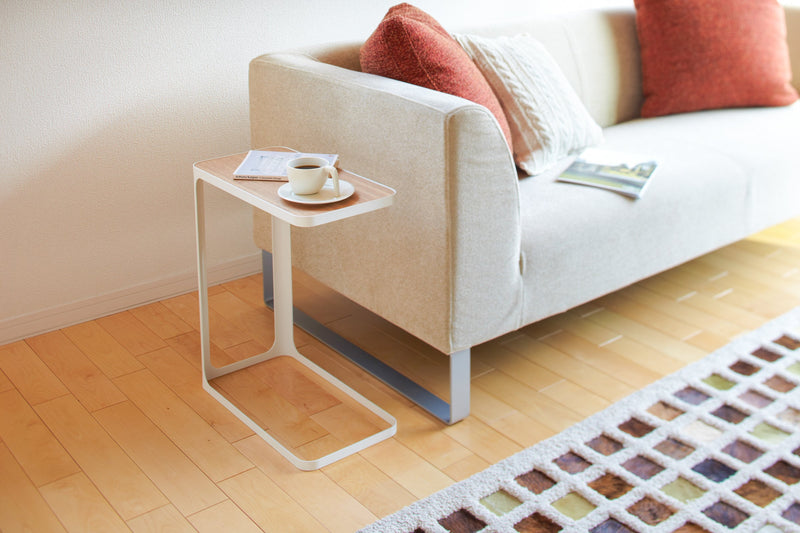 Steel Side Table (20" H) C Shape