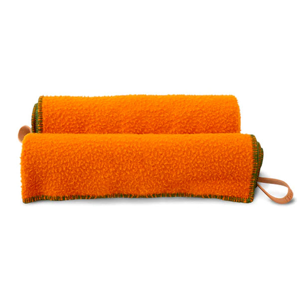 Casentino dog blanket in orange color