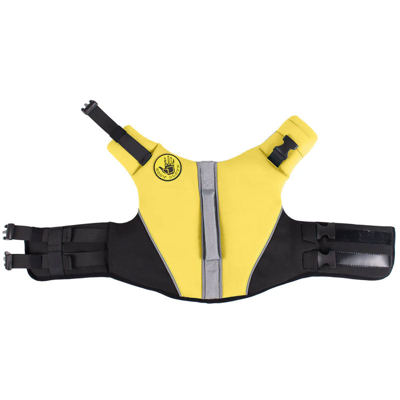 yellow life jacket for dogs from body glove brand