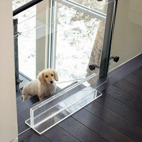 Image showcasing Large Size Dog Crate & Acrylic Gate | Pet Furniture