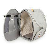 Best cat carrier Ibiyaya backpack for safe travel.