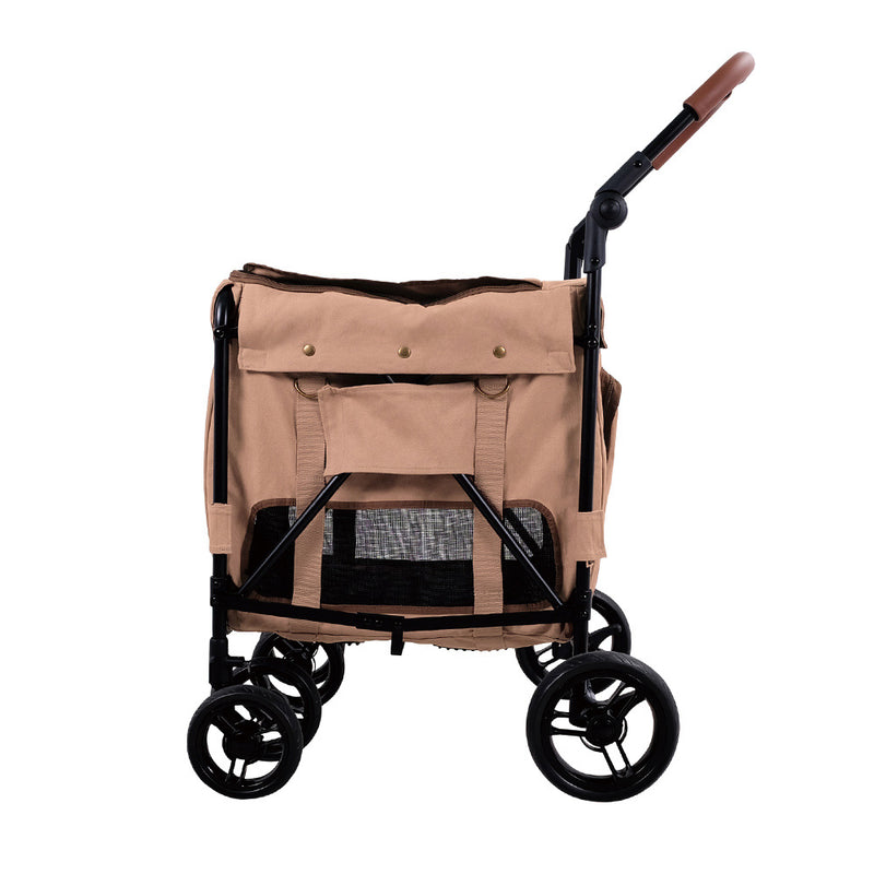 Ibiyaya high quality dog stroller wagon for medium size dogs and cats.