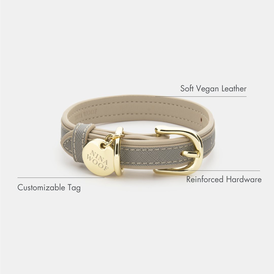 Dog Collar - Vegan Leather - London