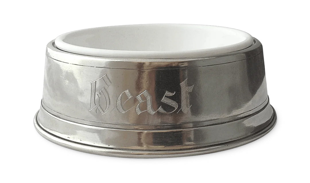 Match Pewter Italian Pet Bowl