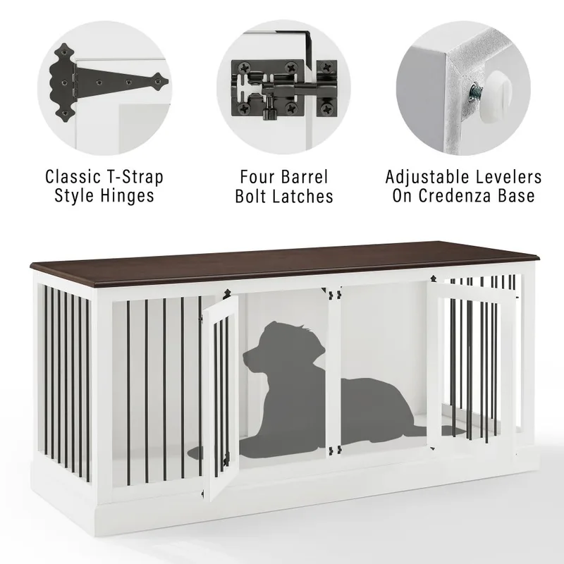 perfect dog crate furniture for small to medium size dogs