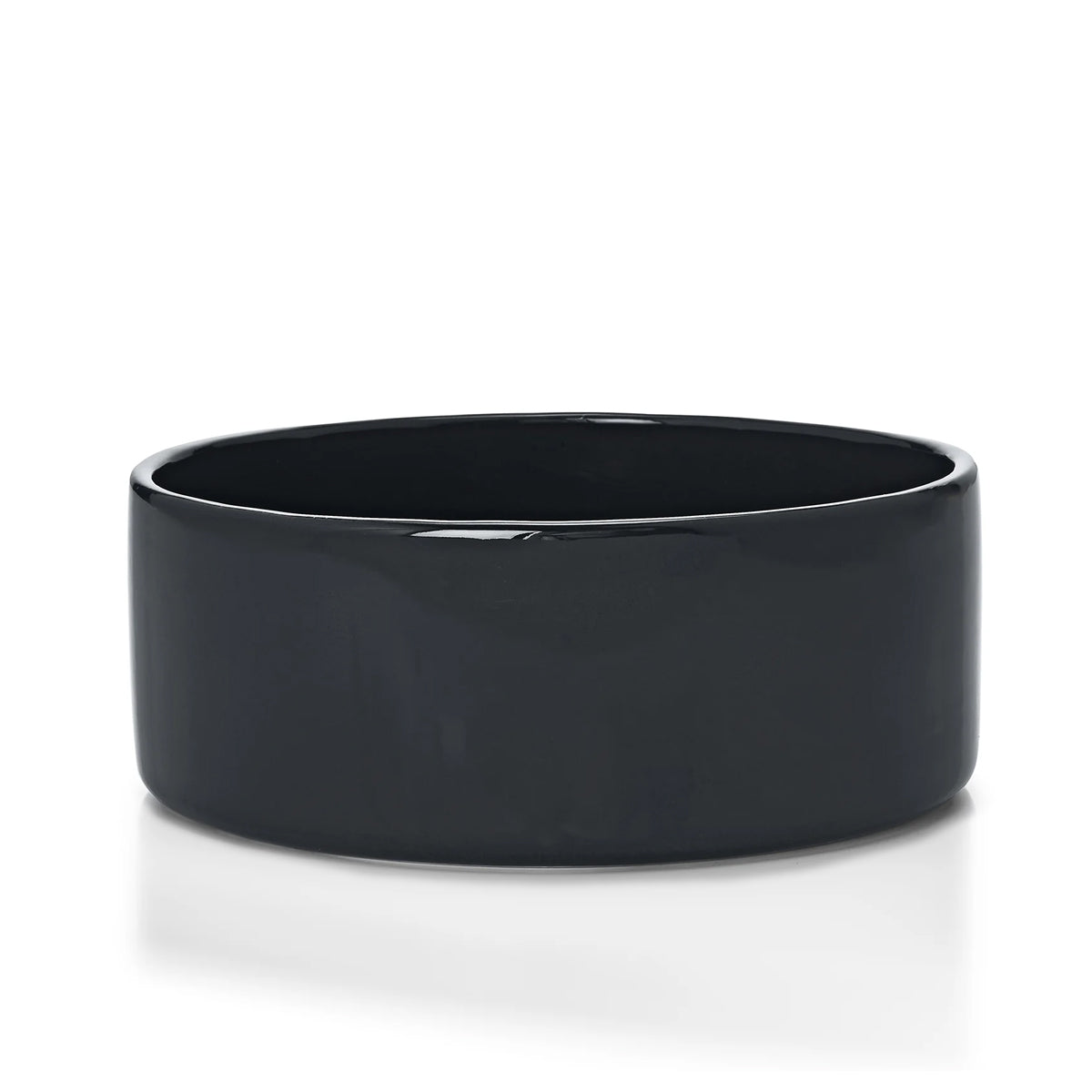 Miacara scodella high quality non-toxic porcelain dog bowl in black color