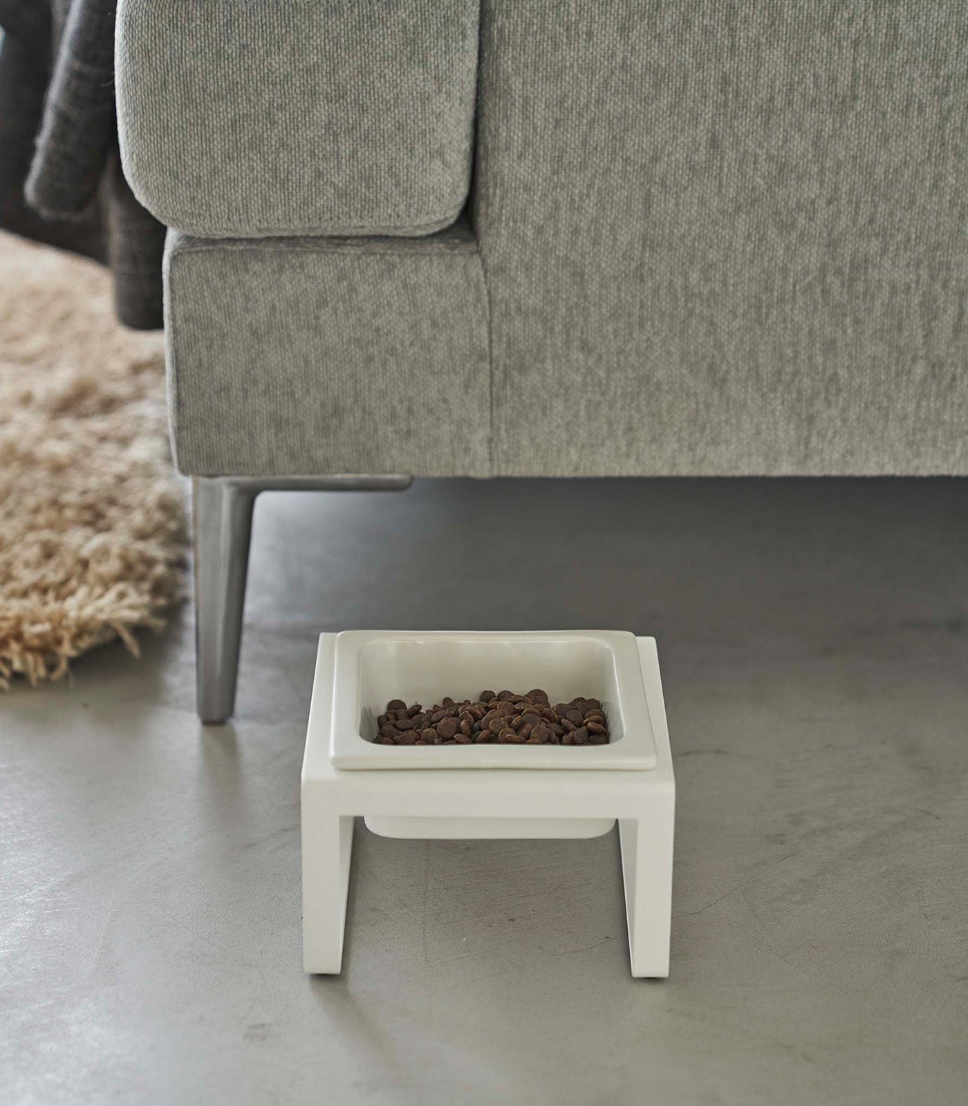 Single Pet Food Bowl - Two Styles - Steel + Ceramic