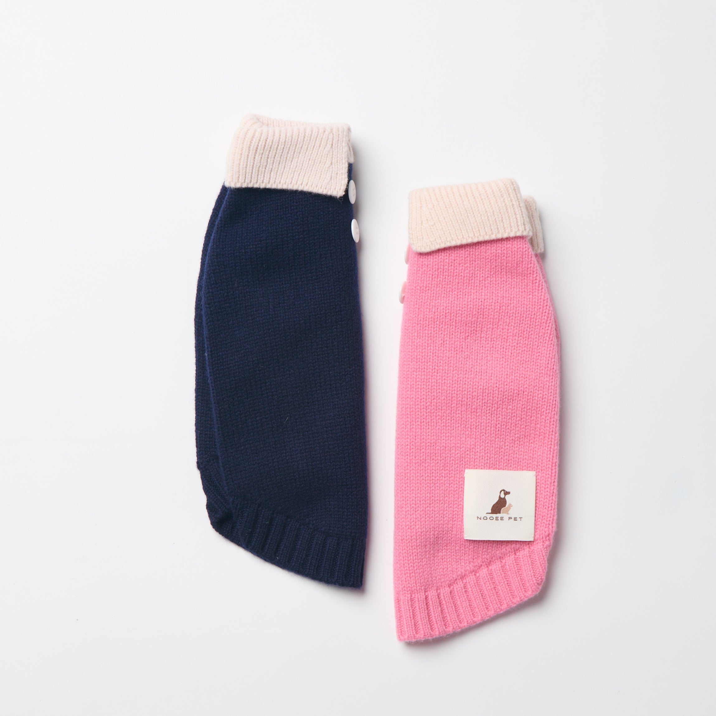 Nooee Small Polo Wool Sweater For Cats & Dogs | 100% Wool Knit