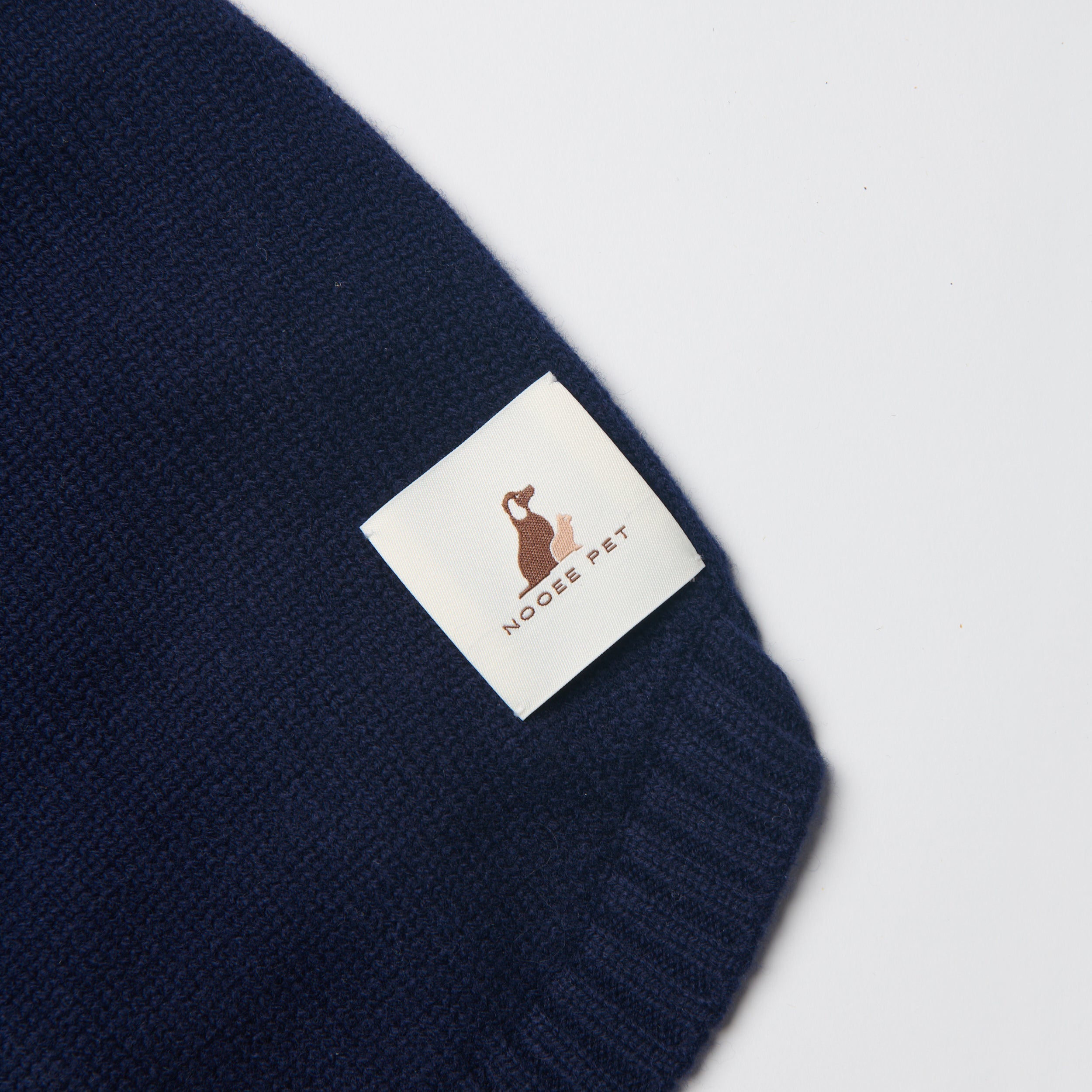 Nooee Small Polo Wool Sweater For Cats & Dogs | 100% Wool Knit