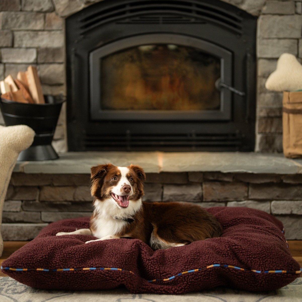 Orthopedic Foam Sherpa Pillow Bed For Cats And Dogs