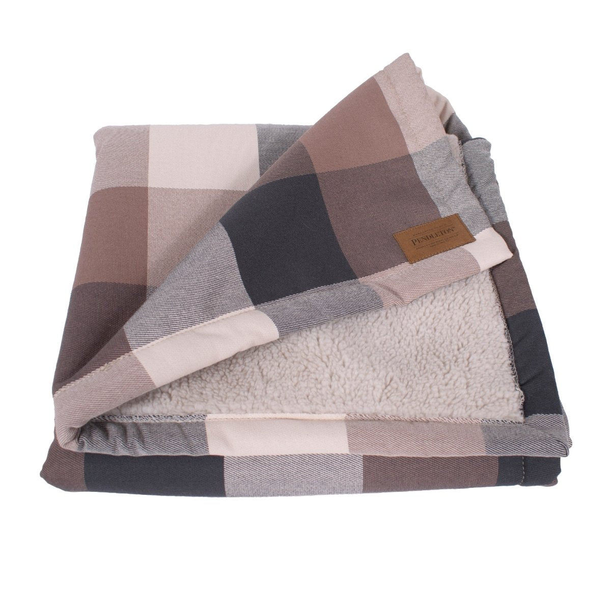 Pendleton Block Plaid Pet Throw + Lamb Gift Set