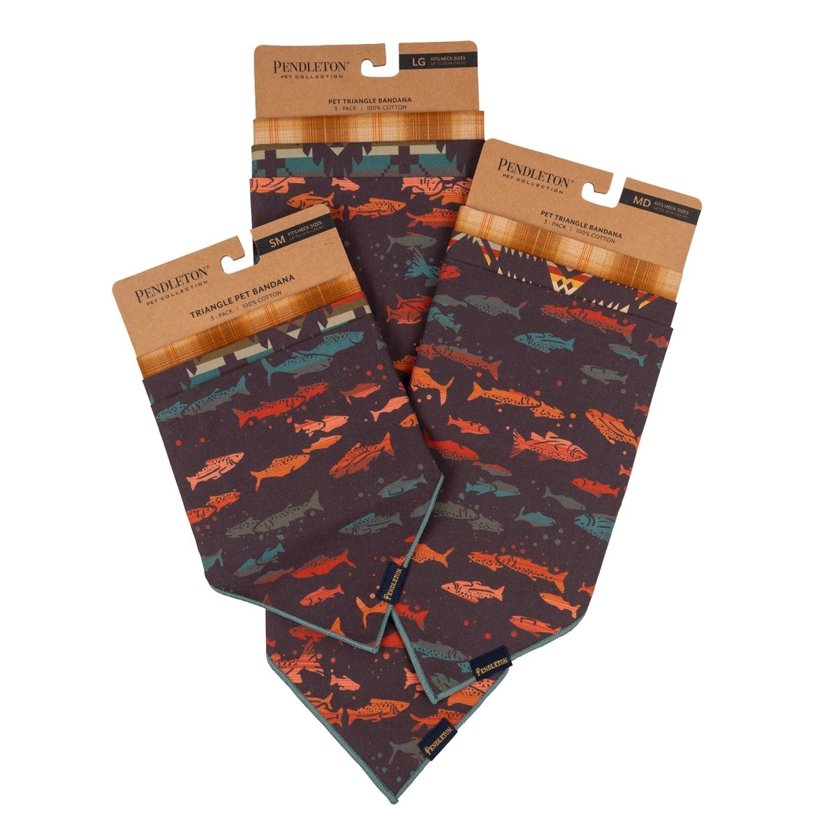 Pendleton Dog Bandanas – 3-Pack
