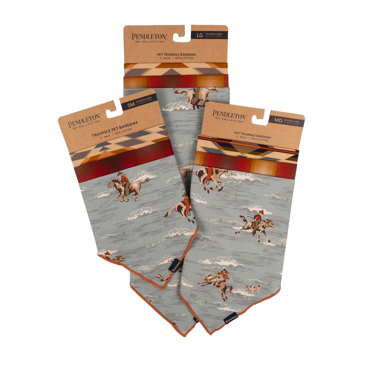Pendleton Dog Bandanas – 3-Pack