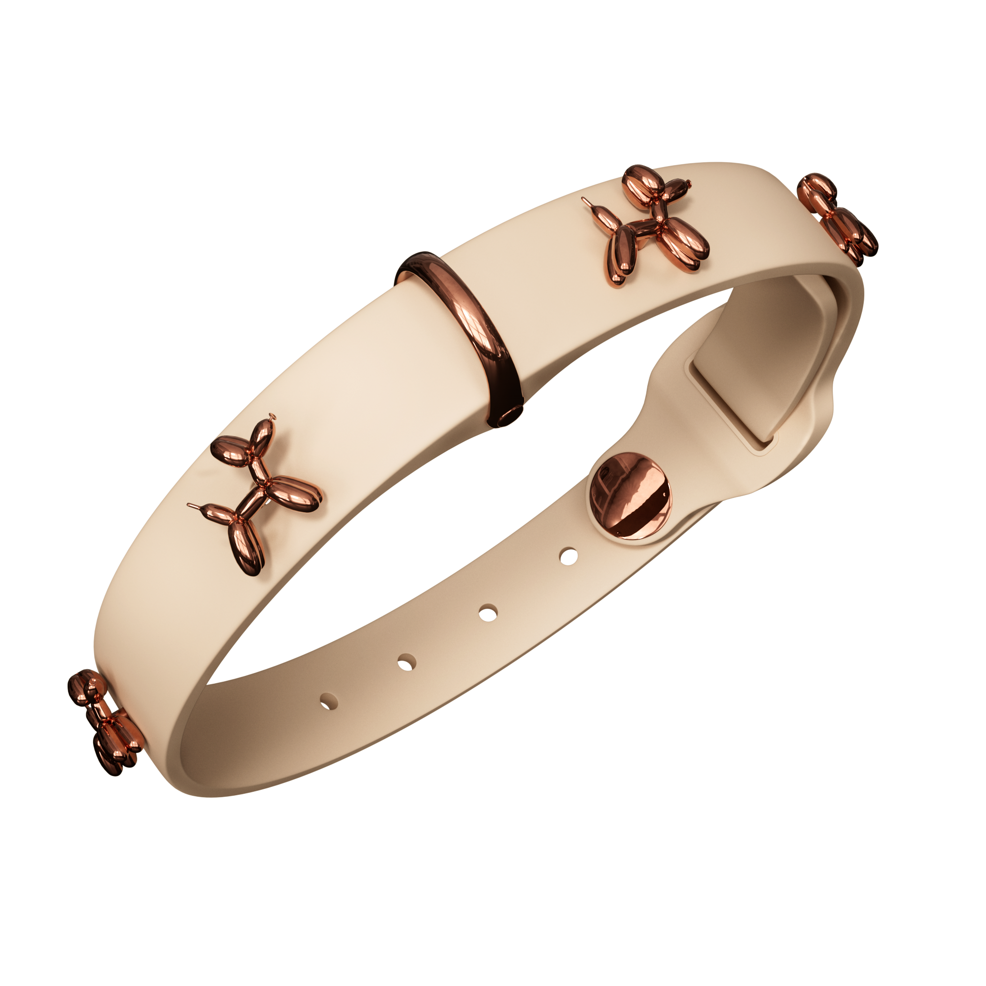 Small Dog Collar With Balloon Jewelry