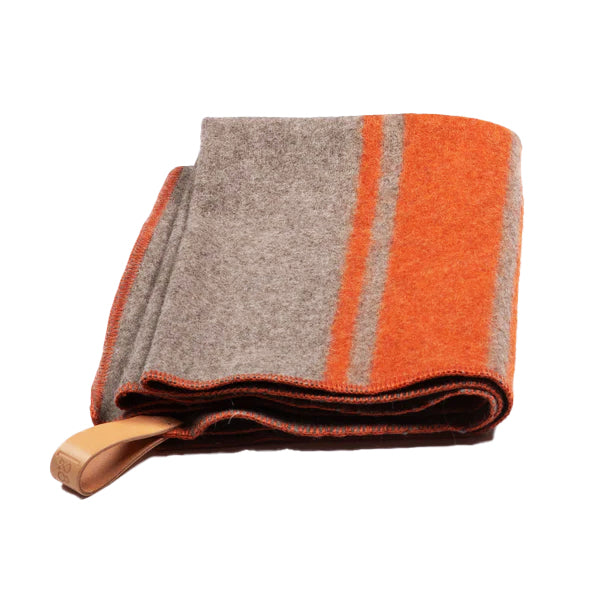 Ansel recycled wool dog blanket for winter