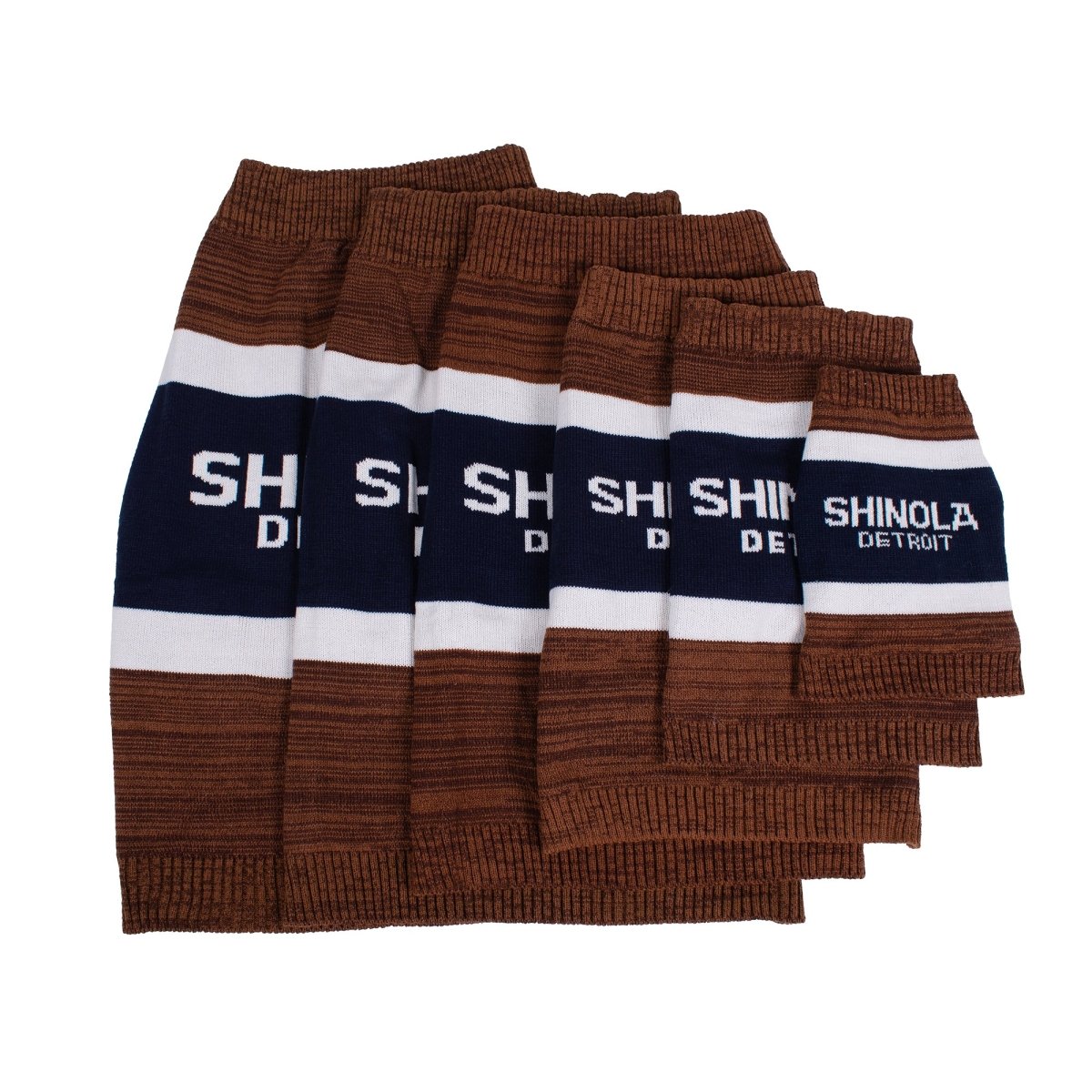 XS to XL size dog sweaters from shinola
