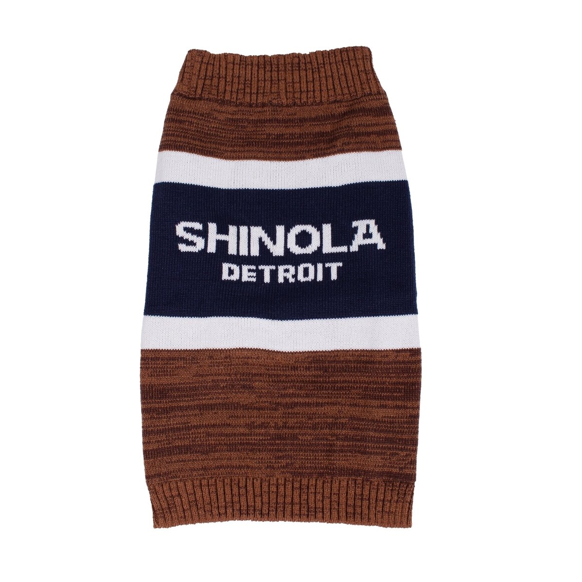 Shinola Brand Stripe Knitted Pet Sweater 2
