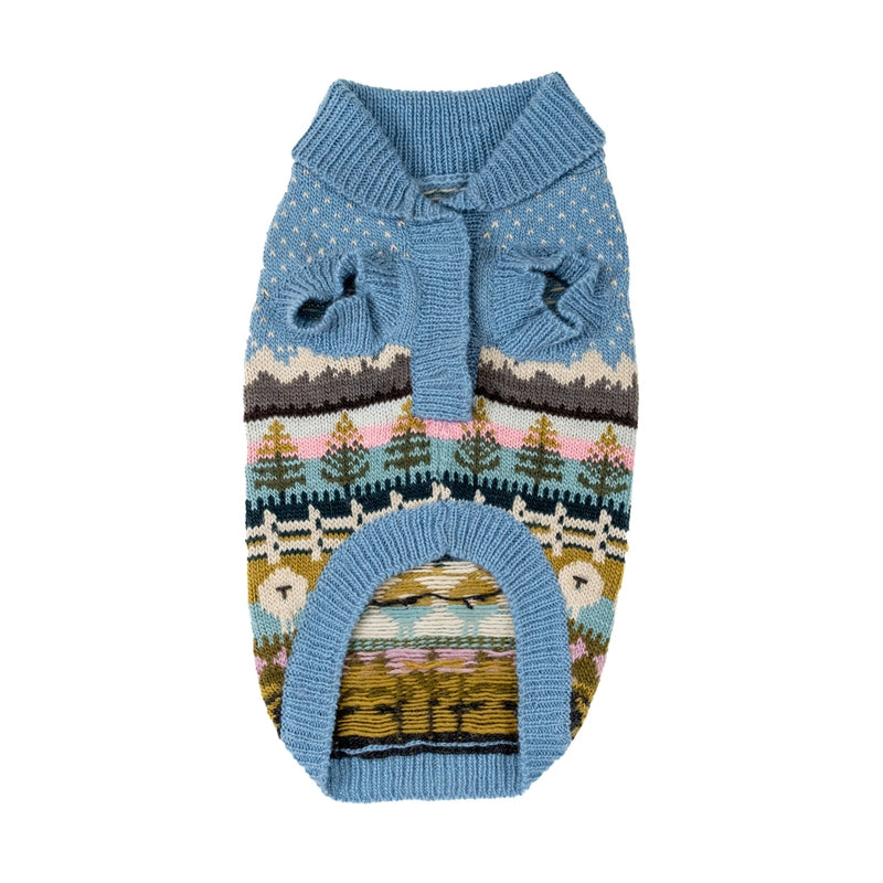 French knowt dog wool sweater