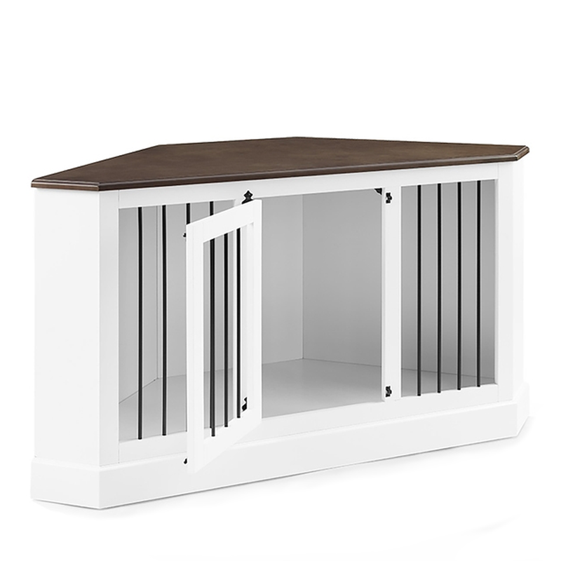 Winslow corner credenza small dog crate furniture