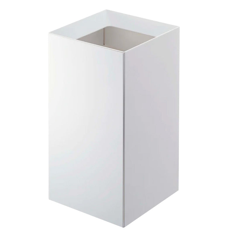 Yamazaki modern trash can in white color