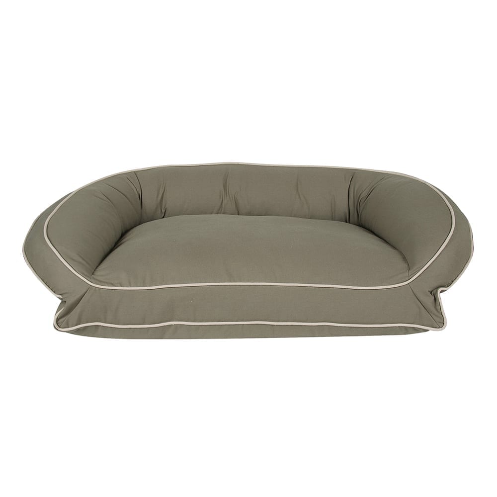 Carolina Pet Company bolster dog bed in green