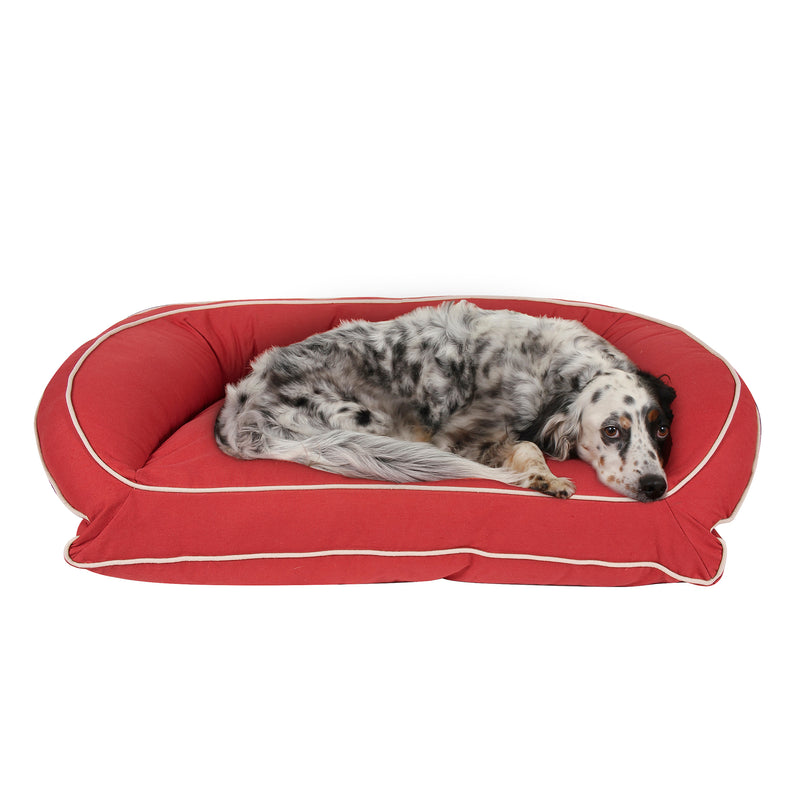 Sofa bolster dog bed