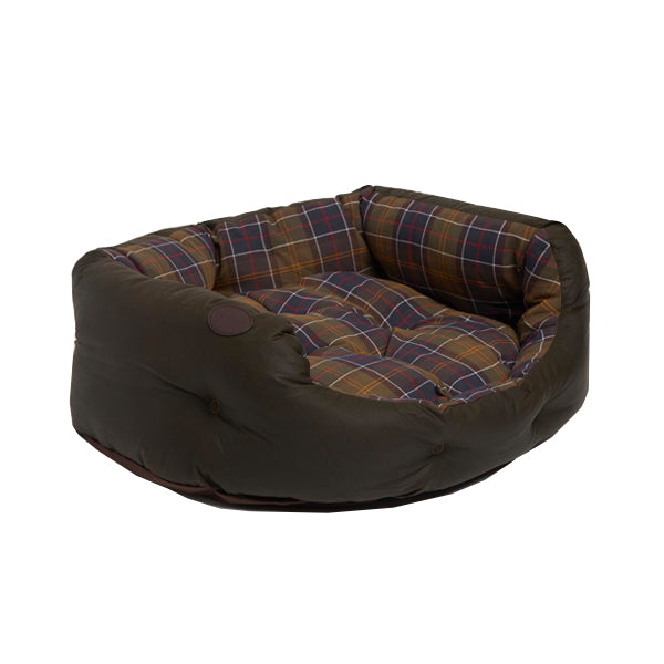 Barbour waxed cotton cotton large dog bed in 35 Inches