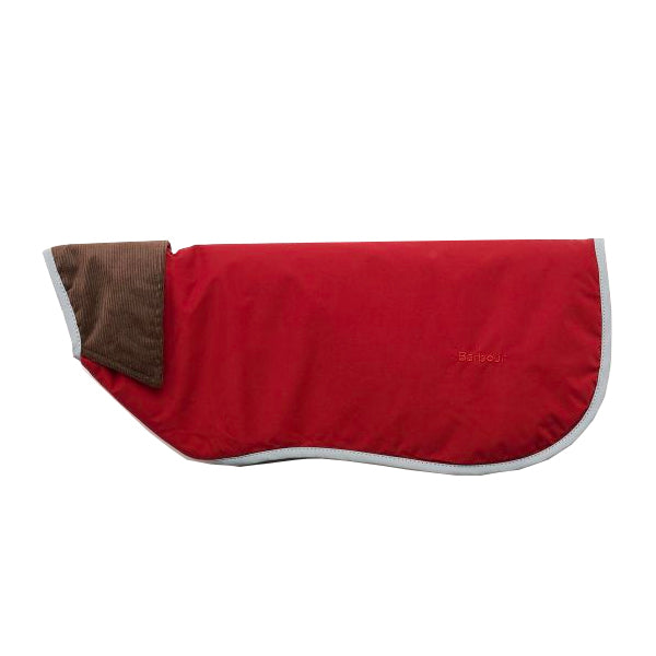 Barbour Monmouth waterproof dog coat in red color