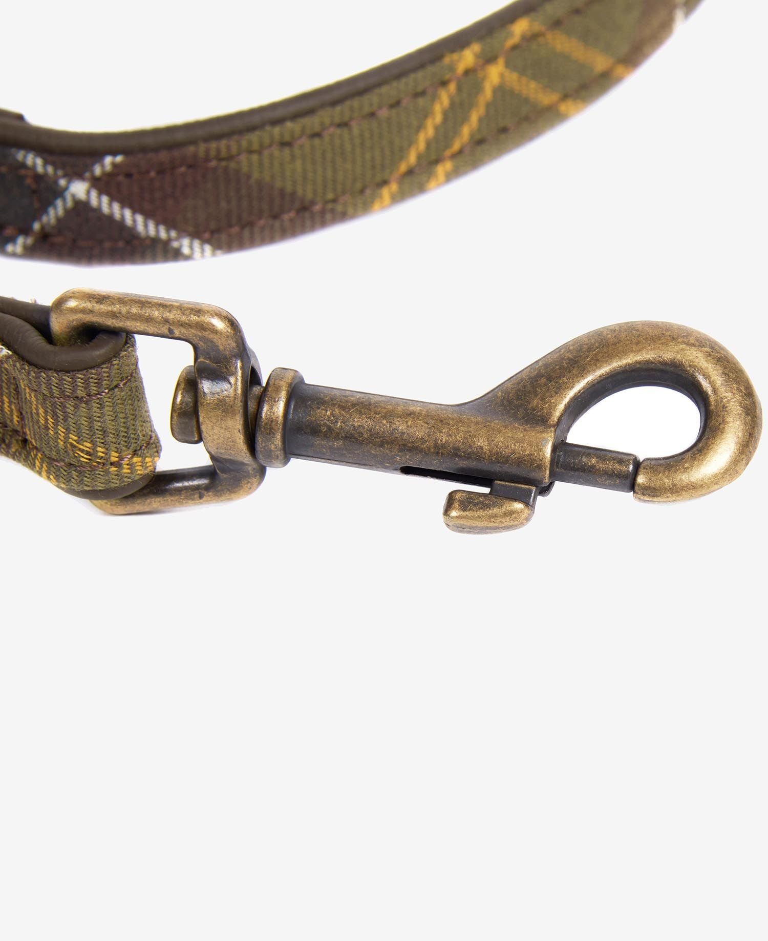 Barbour tartan dog leash