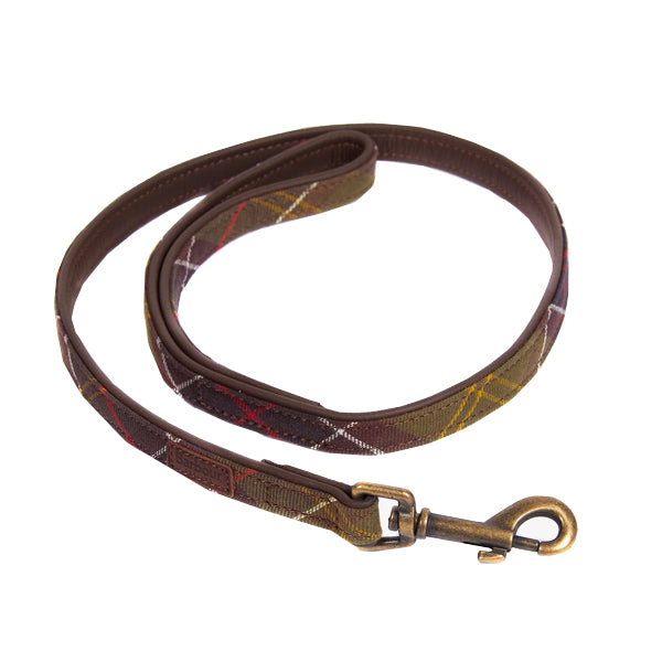 Barbour dog leather leash