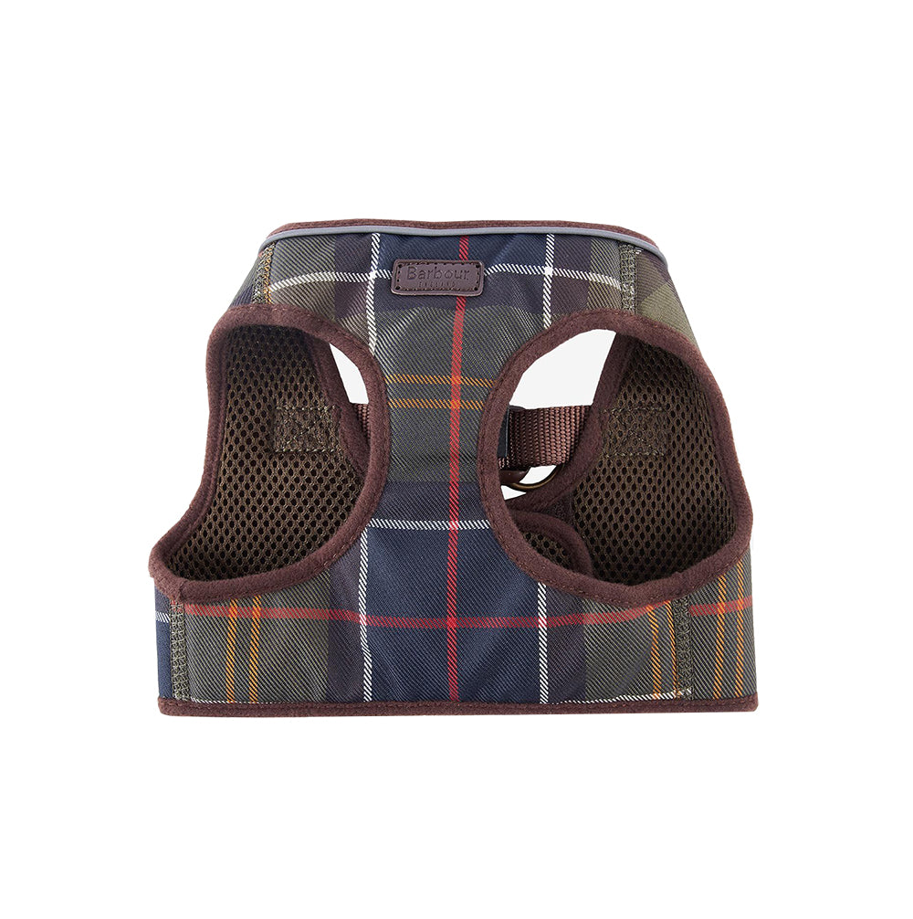 Barbour Tartan Step-in Dog Harness is the easiest dog harness to put on