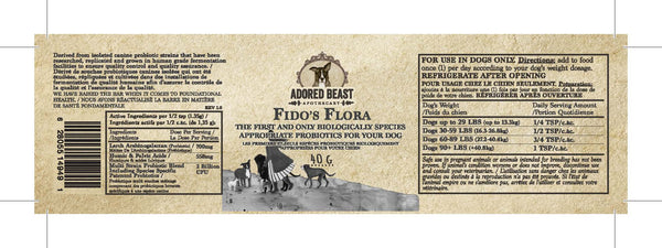 Fido's flora dog probiotics