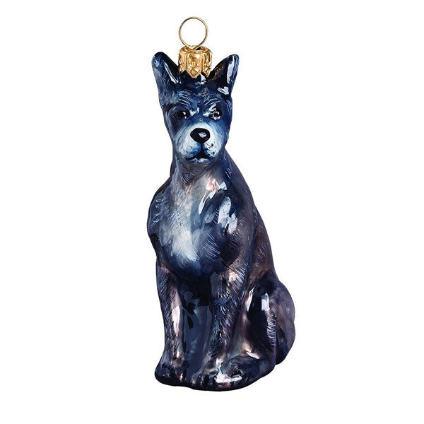 Blue Great Dane Ornament Joy To The World