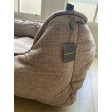 High quality cotton dog bed in light brown color