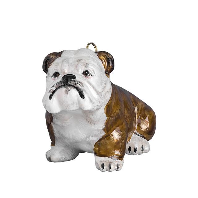 Bulldog Christmas Ornament Joy To The World