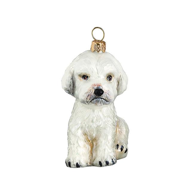 Maltipoo on sale christmas ornament