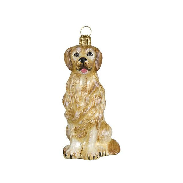 Golden Retriever Luxury Christmas Ornament from Joy To the World.
