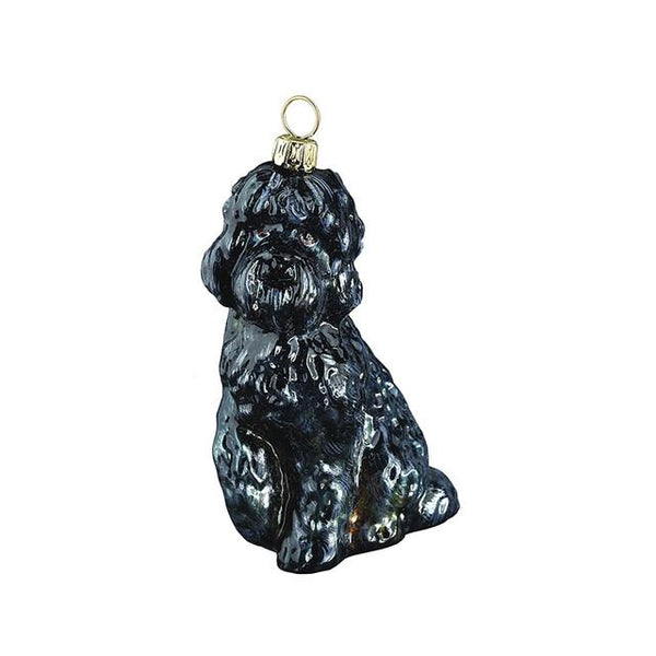 Labradoodle Ornament in Black by Joy To The World