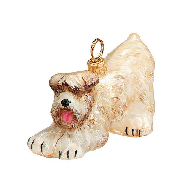 Soft Coated Wheaten Terrier Luxury Christmas Ornament