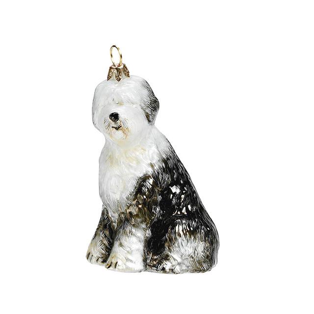 Old English Sheep Dog Christmas Ornament by Joy To The World