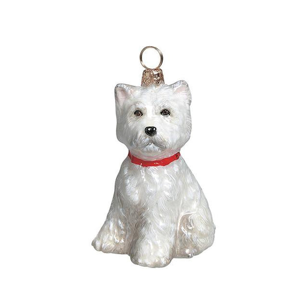 Westie Puppy Luxury Christmas Ornament