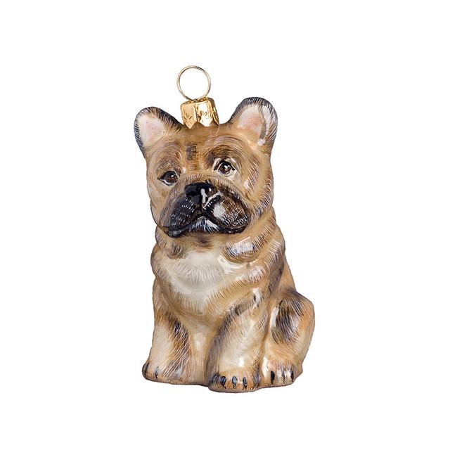 French Bulldog Ornament in Cream from Joy To the World