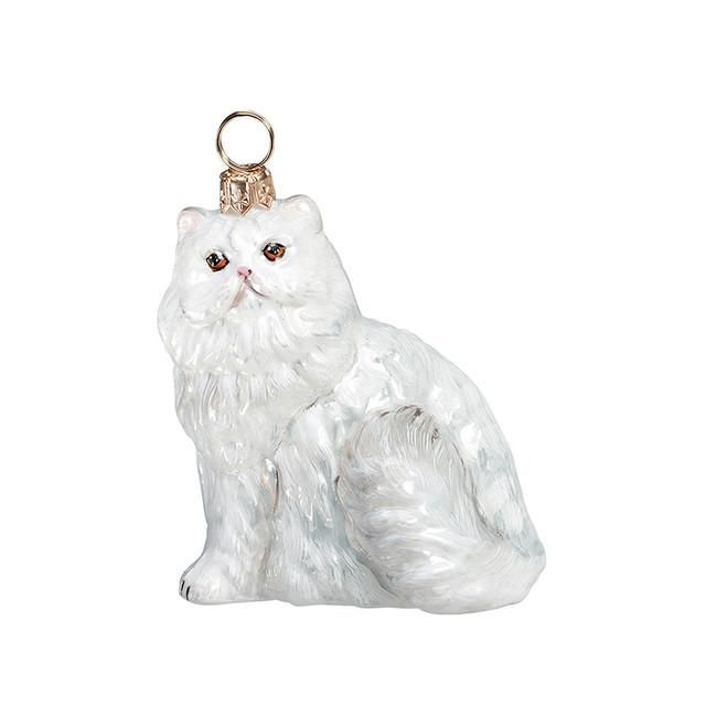 Persian Cat Christmas Ornament